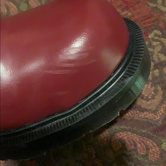 Solovair MIE steel-toe cherry red boots RARE - Picture 5 of 8